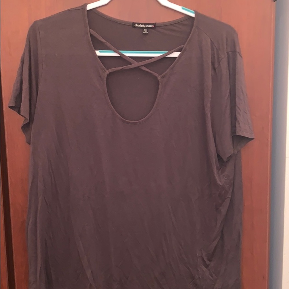 Charlotte Russe cross cross front